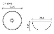 �������� ��������� Ceramicanova Element 358�358�155 �������, ��� ��������, ����: ����� CN6002