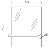 ������� Jacob Delafon STRUKTURA EB1213-N18 (790�150�1072) �����, �����