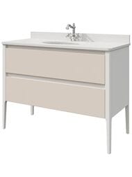 Тумба под раковину Caprigo Orlando 1220х940х560 напольная, цв. белый/кофе ORL-SN1200-B231/052
