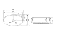�������� ��������� ABBER Bequem 600�405�155 ��� ���. ��� ��������� � �������, ����� ���. AC2102MW