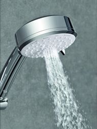 Душевой набор Grohe Tempesta Cosmopolitan 27588002 100 лейка 3 режима, 9,5л/мин,держатель, шланг — миниатюра 6