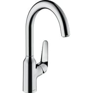 Смеситель Hansgrohe Focus M42 для кухни 220 мм поворотный излив хром 71802000