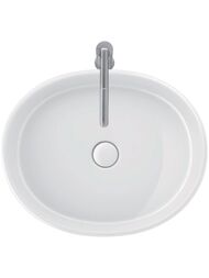 Раковина накладная Duravit Balcoon 550 x 450 DuraShield, белая глянцевая 241055AA79 — изображение 2