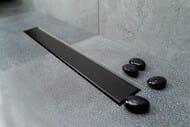 Душевой лоток BETTOSERB Confluo Frameless Line Matte Black 550мм с решеткой, комб.затвор
