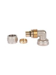 Уголок STOUT 20х3/4"В обжимной, для металлопластиковых труб, SFS-0007-003420