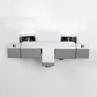 Смеситель для ванны/душа WasserKRAFT Alme 1511 Thermo настенный, короткий излив, цвет: хром