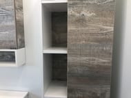 Шкаф-колонна COMFORTY Турин-45 (450х1600х320) подвесной, дуб бежевый 00004136455