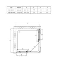 ������� ������ Vincea Soft 900�900�1950 ������ ����������/������� ����� ���������, VSS-3SO900CLGM