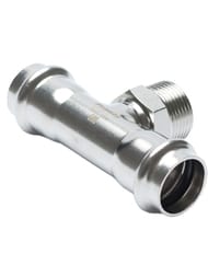 Тройник пресс Franta 35х3/4"Нх35, нержавеющая сталь SUS 304, V23353400G