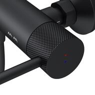Смеситель AM.PM Libre для душа, настенный, однозахватный, черный матовый F6020022