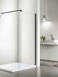 Душевая перегородка Aquatek Walk In AQ WIW 08020GM 800х2000 стекло прозрачное/профиль сталь оруж