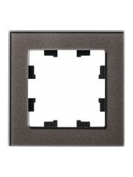 Рамка Systeme Electric ATLASDESIGN NATURE 1 пост, СТЕКЛО МОККО ATN320601