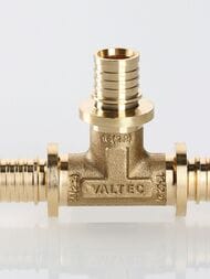 Тройник VALTEC аксиальный, 25х20х25, латунь, VTm.431.BG.252025 — миниатюра 9
