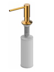 Дозатор жидкого мыла встраиваемый WasserKRAFT K-75993 матовое золото
