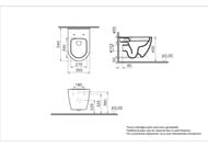 ������ ��������� Vitra Mia Round (355x540�400) ��� �������,����������������� �������� 7510B003-0075