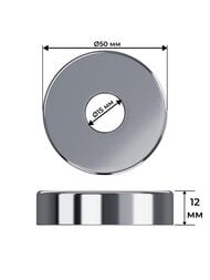 Узел нижнего подключения термостатический угловой Royal Thermo Design Pro 15мм М30х1,5, хром RANPU11215CH