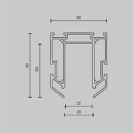 ������� ��� ������� Maytoni Exility (��������) TRA034MP-212S(N) � �������� ��� �������, 2�, �������