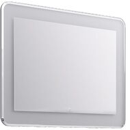 Уценка! Зеркало с подсветкой Aqwella Malaga (900х700х35) цвет: белый Mal.02.09