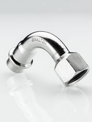 Отвод пресс VALTEC 28х1"В, 90° нерж. сталь VTi.956.I.002806