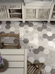 ��������������� ������ EQUIPE HEXATILE CEMENT Garden Grey (175�200) ����� (��.�.)