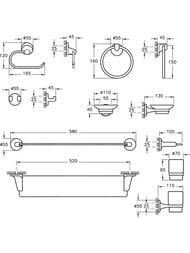 ����� ����������� VITRA Marin (6 ���������) A44924