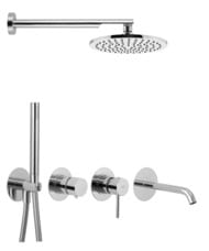 Душевая система Remer X Style X96D3SET, хром