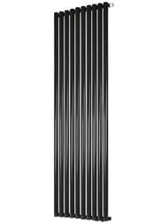 Дизайн-радиатор STOUT Tube Round 10 секц. ниж.прав.подкл R40 1-1750-10 RT RAL9005 черный
