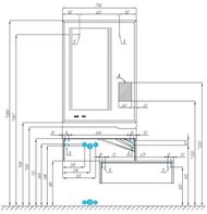 ������� AQUATON ������ 80 1A236502SKW80 794�1100�29 ���������, ����, touch �����������, ANTI-STEAM