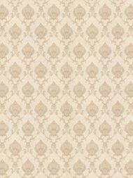 Обои виниловые на флизелине Grandeco Anastasia A53903 (1,06х10,05) дамаск, бежевые (рул.)