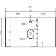 ���������� La Fenice Granite Black Olive Light Lappato Terra 80 (811�470�10) ������ FNC-VS03-TER-80