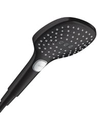 Уценка! Лейка для душа Hansgrohe Raindance Select E 120 мм 3jet черный матовый 26520670 - уценка. — миниатюра 1