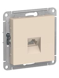Розетка Systeme Electric ATLASDESIGN компьютерная RJ45 механизм бежевый ATN000283