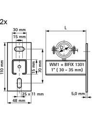 ������� �������� Walraven BIS RapidStrut 41x41�2�� 300��, 6607862