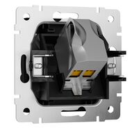 Розетка Ethernet RJ-45 cat. 6A экранированная Werkel W5120108, черный