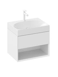 Тумба под умывальник RAVAK SD Lite 600 (600х450х430) белый глянец X000001855 — миниатюра 1