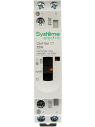 Контактор Systeme Electric City9 Set 2P 2НО 20A AC 230В-230В C9C32220