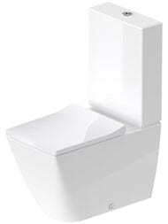 Унитаз-компакт Duravit Viu 350х650х900 безободковый, покрытие Wondergliss 21910900001+0942000005