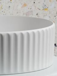 Раковина накладная Ceramicanova ELEMENT 360х360х115 без отв. под смеситель, белая матовая CN6057MW