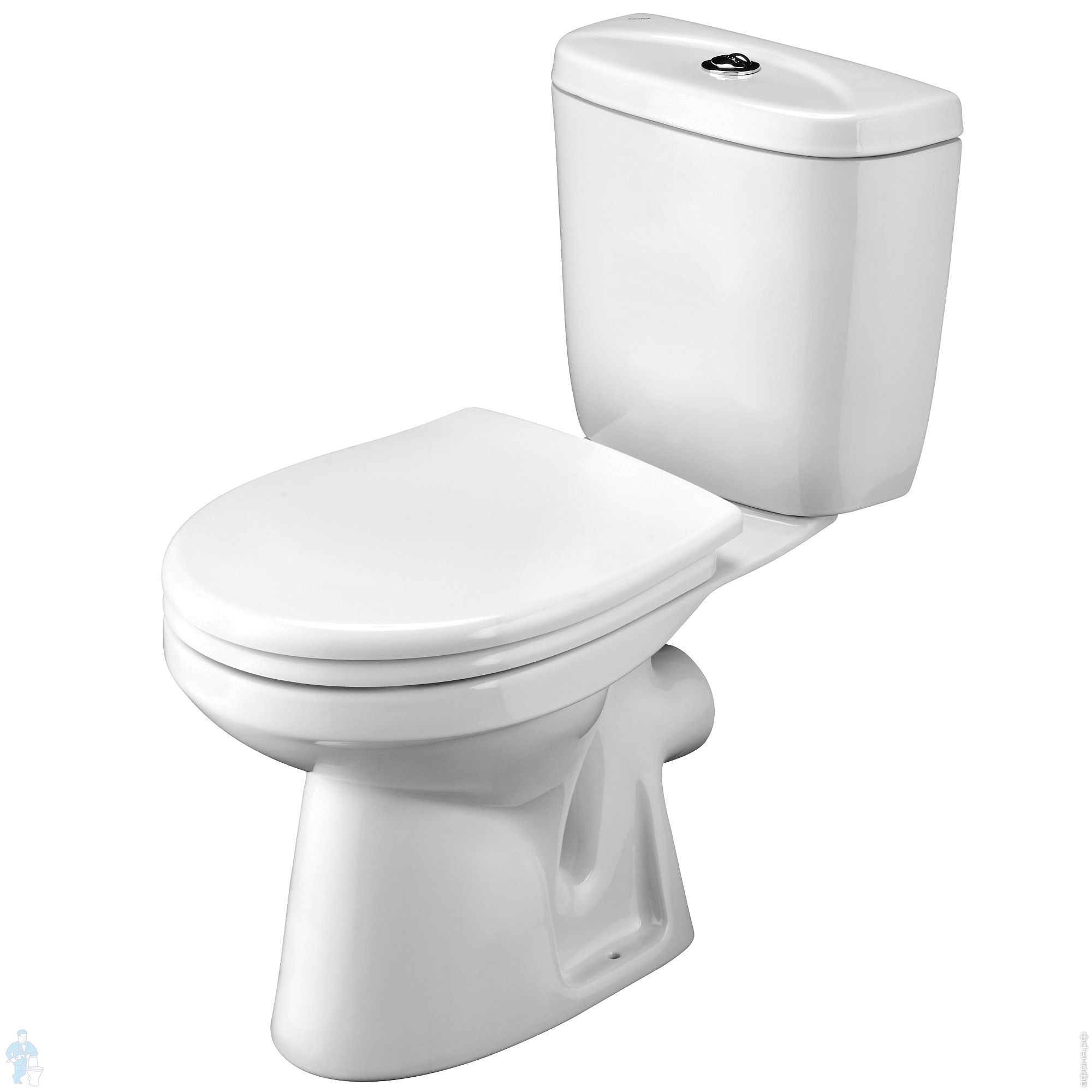 Унитаз-компакт САНТЕК Анимо (635х380х745) горизонтальный, двухрежимный ...