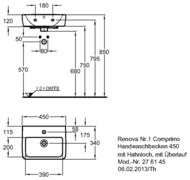 �������� Geberit Renova Compact (450�340�170) ��������� ��� ���������, ������� 276145000