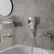 Душ ручной Paini Pescara 1 режим, с держателем и шлангом, хром PSCR131