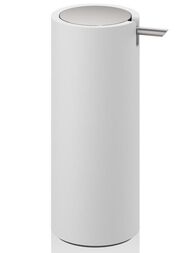 Дозатор для жидкого мыла Decor Walther STONE SSP настольный, белый/сталь матовая 0972355