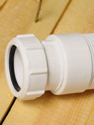 Труба гофрированная McAlpine длина 300-500мм, 40 мм (зажим.гайка) х 40/50мм, MRMF2-05C