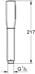 ������ ��� Grohe Rainshower Grandera Stick 26037IG0 1 ��� �����, ����/������