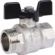Кран шаровый STOUT 1"ВН, бабочка, стандартнопроходной, SVB-0014-000025