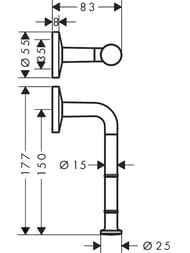 Axor Universal Circular ��������� ��������� ������ 42856670 ������� ������