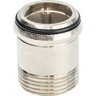 Американка STOUT 3/4"ВН, прямая, никель, уплотнение под гайкой o-ring кольцо, SFT-0041-000034