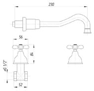��������� ��� �������� Migliore PRINCETON PLUS �������� �������, ����/������ ML.PRP-8069.CRDO