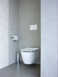 Унитаз подвесной Duravit Soleil by Starck 540х370х360 безободковый, сиденье, цвет: белый 45910920A1