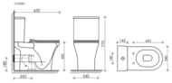 ������-������� Ceramicanova FORTUNA (770�340�650) � ��������, ����� CN9001-B +CN9001-T